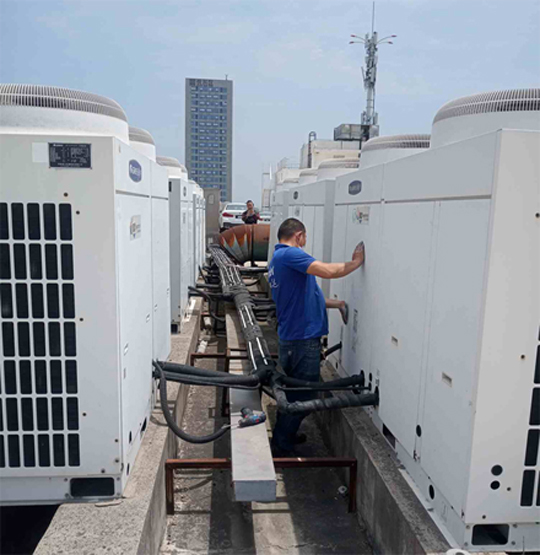 色达中央空调制热和不制冷系统维修方法